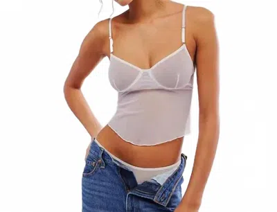 Only Hearts Whisper Corset Cami In White