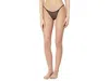 Only Hearts Whisper String Bikini Womens Black Sheer Underwear Buu805 In Brown
