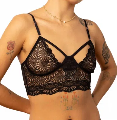 Only Hearts Whisper Sweet Nothings Cropped Cami In Black