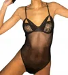 Only Hearts Whisper Sweet Nothings Jasmine Bodysuit In Black In Black