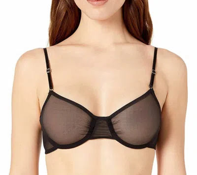 Only Hearts Whisper Underwire Bra In Black In Brown