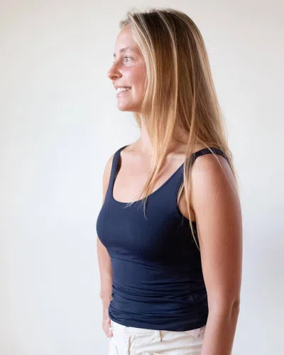 Only Hearts Women's Delicious Low Back Tank Top In Navy In Blue