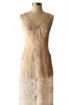 Only Hearts Women's Simone Empire Midi Dress In Beige In Neutral
