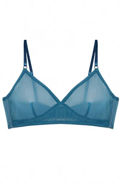Only Hearts Women's Whisper Retro Bralette In Teal In Blue