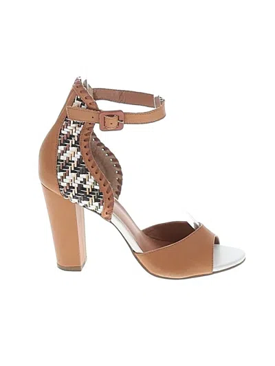 Pre-owned Only Heels In Tan