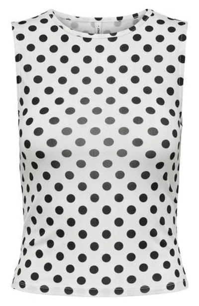 Only Lanna Life Polka Dot Sleeveless Top In Multi