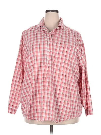 Pre-owned Only Long Sleeve Button Down Shirt In Pink