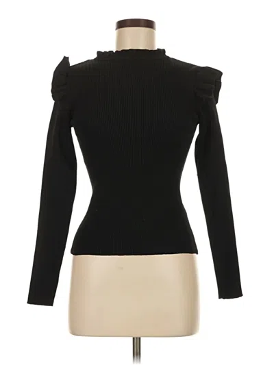 Pre-owned Only Long Sleeve Top Black Turtleneck Tops