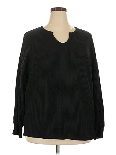 Pre-owned Only Long Sleeve T-shirt In Black