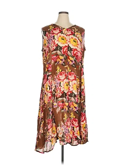 Pre-owned Only Necessities Cocktail Dress In Brown