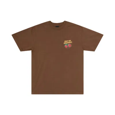 Only Ny Men's Orchard Tee Shirt In Chocolate In Gold