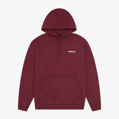 Only Ny Skyline Directory Hoodie In Burgundy