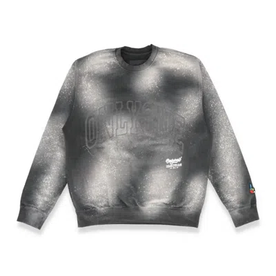 Only One Men's Galaxy Embroidered Crewneck Top In Black