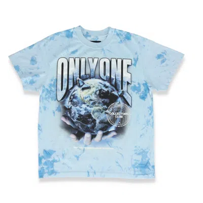 Only One Men's Marble Washed Earth Tee In Blue
