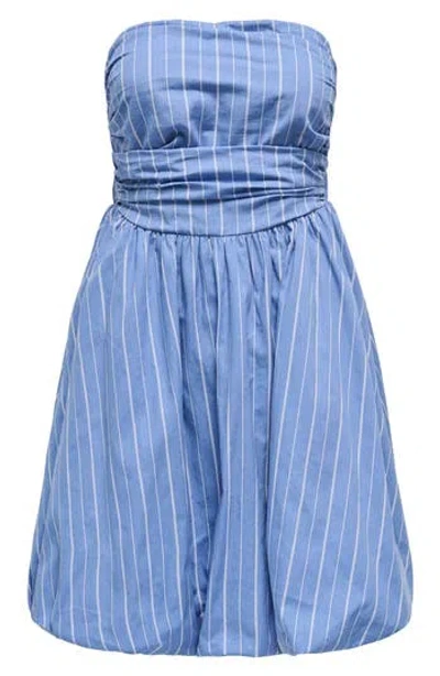 Only Onlesie Tube Dress In Blue