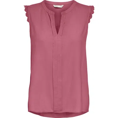 Only Onlkimmi Sleeveless Top In Pink