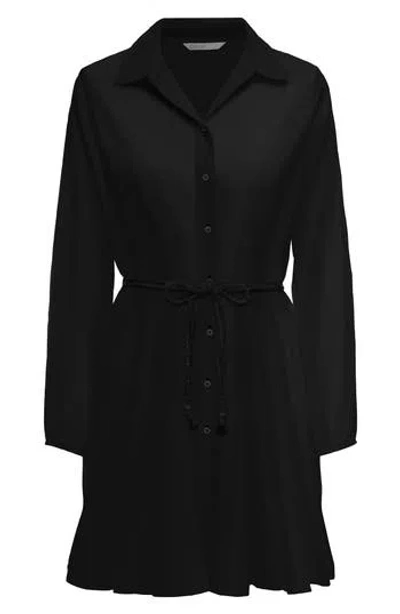 Only Onllumina Long Sleeve Minidress In Black