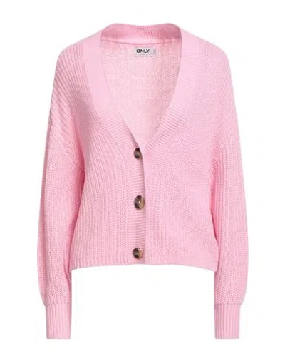 Only Our Story Woman Cardigan Pink Size M Acrylic