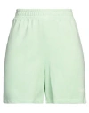 Only Our Story Woman Shorts & Bermuda Shorts Light Green Size L Cotton, Polyester