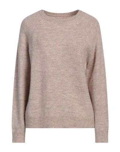 Only Our Story Woman Sweater Beige Size Xl Wool, Polyester, Alpaca Wool, Nylon, Elastane