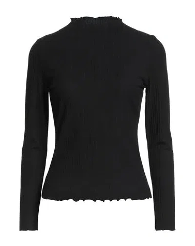 Only Our Story Woman Sweater Black Size L Polyester, Viscose, Elastane