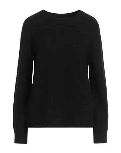Only Our Story Woman Sweater Black Size Xl Wool, Polyester, Alpaca Wool, Nylon, Elastane
