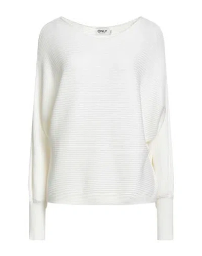 Only Our Story Woman Sweater Ivory Size Xl Viscose, Nylon In White