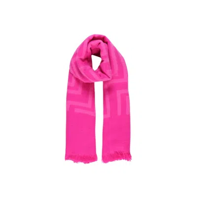 Only Pink Acrylic Women's Scarf