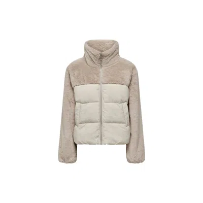 Only Polyester Jackets & Women's Coat In Neutral