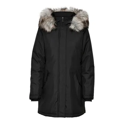 Only Polyester Jackets & Women's Coat In Black