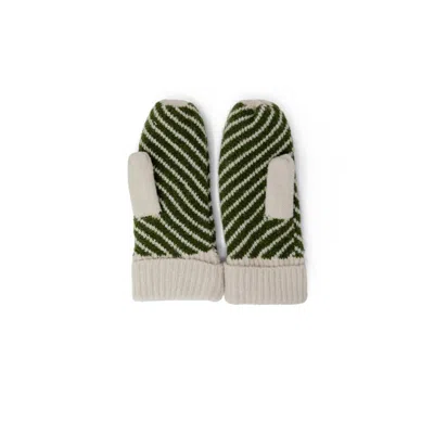 Only Polyester Women's Glove In Green