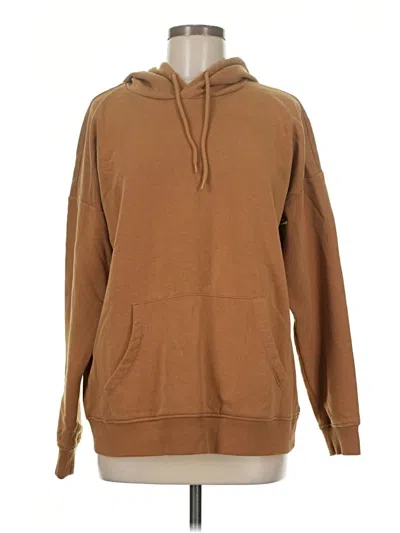 Pre-owned Only Pullover Hoodie In Brown