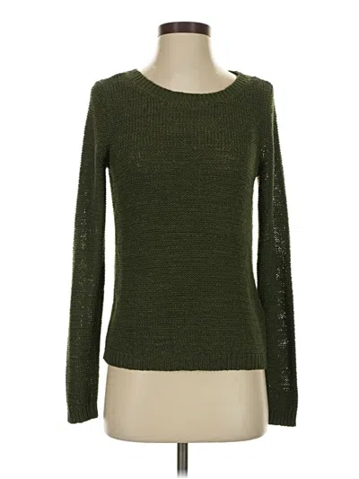 Pre-owned Only Pullover Sweater In Green