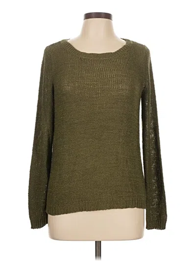 Pre-owned Only Pullover Sweater In Green