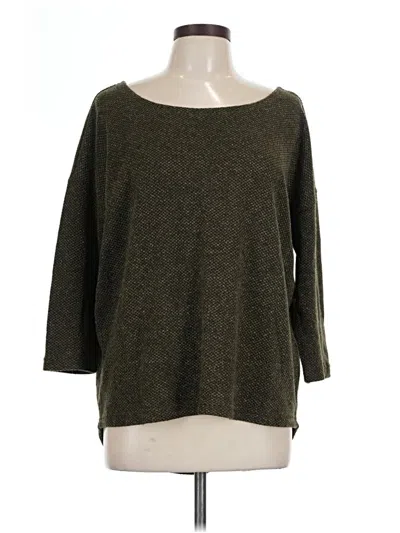 Pre-owned Only Pullover Sweater In Green