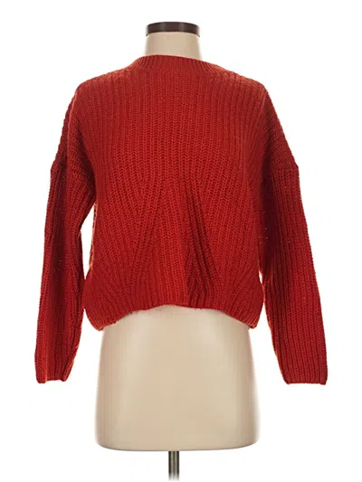 Pre-owned Only Pullover Sweater In Red