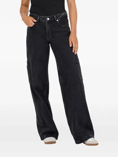 Only Relaxed-fit Cargo Pants In Black