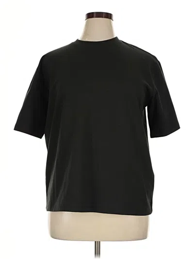 Pre-owned Only Short Sleeve Turtleneck In Black