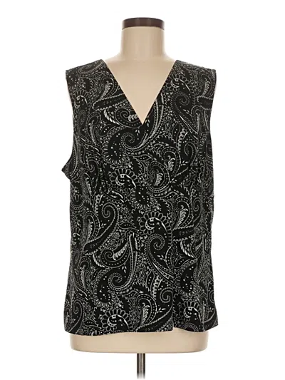 Pre-owned Only Sleeveless Blouse In Black