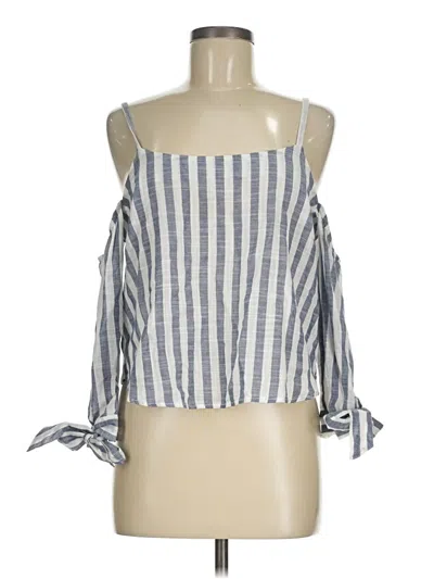 Pre-owned Only Sleeveless Blouse In Blue