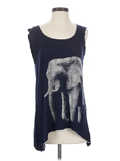 Pre-owned Only Sleeveless Blouse In Blue