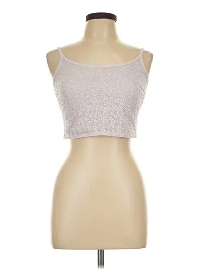 Pre-owned Only Sleeveless Top Silver Sweetheart Neckline Tops
