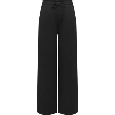 Only Tadia Extra Wide Leg Pants In Black