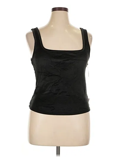 Only Tank Top Black Strapless Neckline Tops