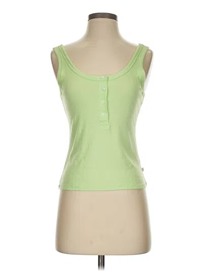 Pre-owned Only Tank Top Green Sweetheart Neckline Tops