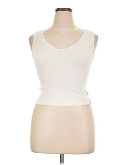 Pre-owned Only Tank Top Ivory Strapless Neckline Tops