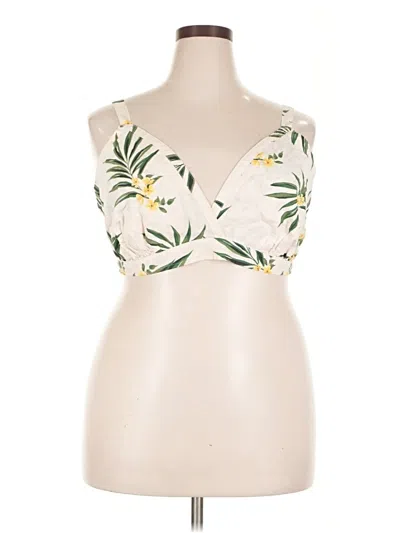 Pre-owned Only Tank Top Ivory Strapless Neckline Tops
