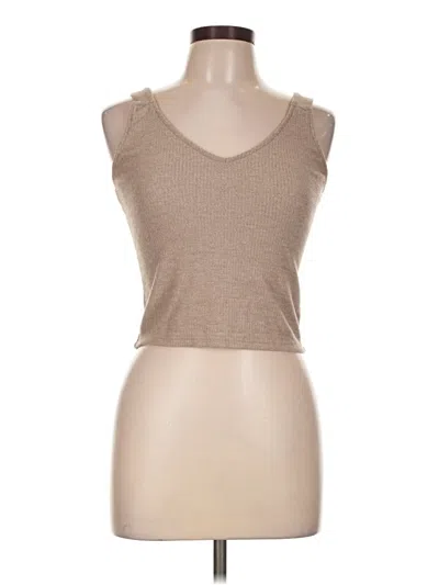 Pre-owned Only Tank Top Tan Strapless Neckline Tops