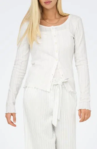 Only Tenna Long Sleeve Cardigan In Multi