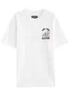 Only The Blind Carte Postale Printed Cotton T-shirt In White